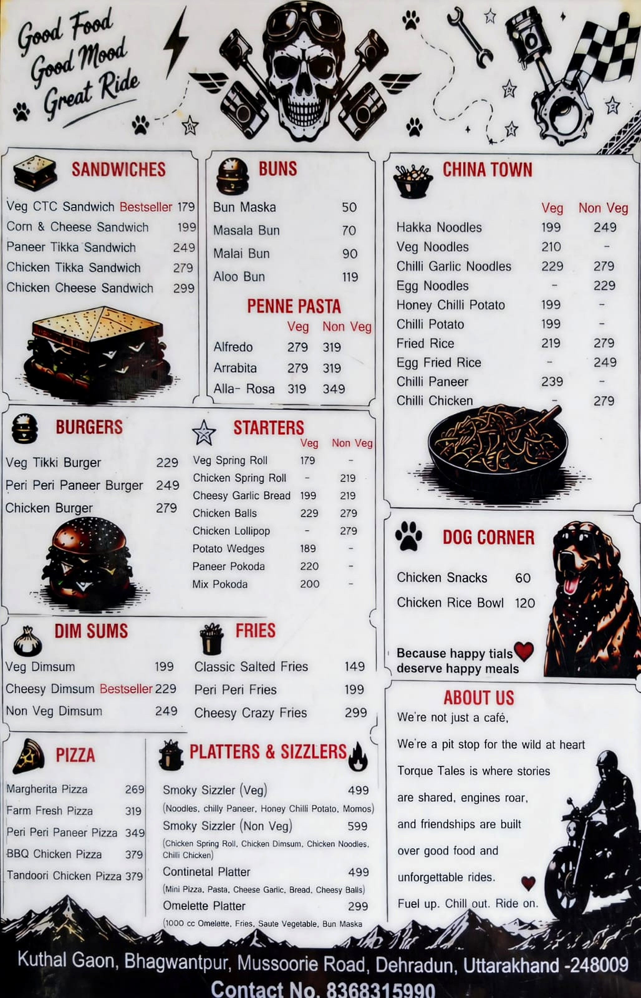 Burgers, Pizza, Pasta & More